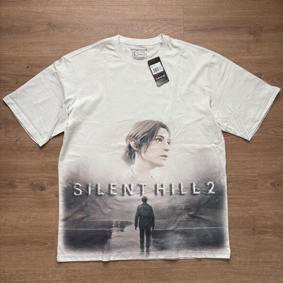 Silent Hill 2 Geeknet Cover Art Unisex Oversized T-Shirt Sz L Brand New Official - Picture 7 of 7